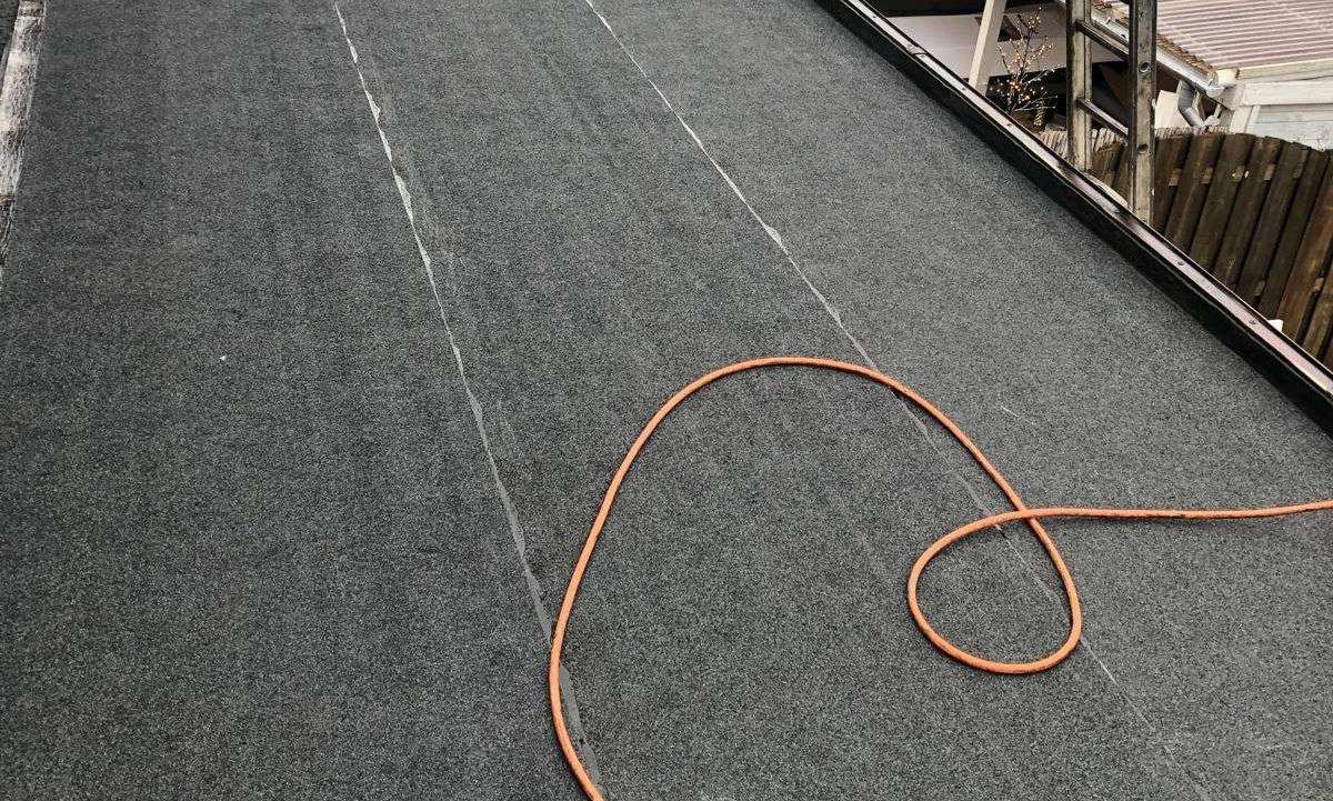 Nieuw bitumen dak aangelegd in Woudenberg
