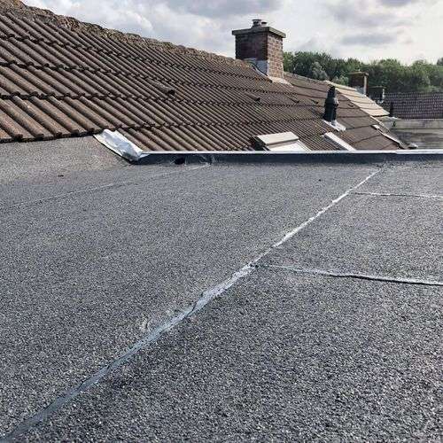 Nieuw plat dak gelegd in Woudenberg